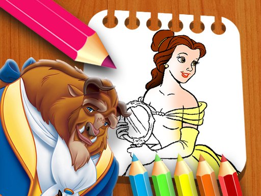  Beauty and the Beast Coloring Book Mission Challenge