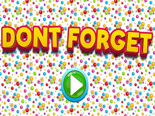  Dont Forgets Mode