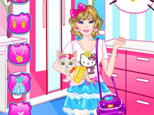  Barbie With Kitty World
