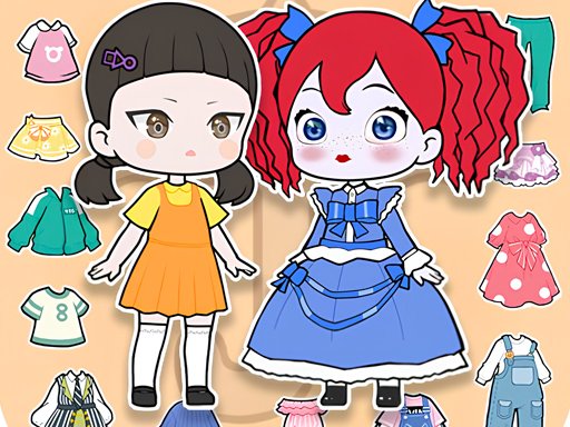 Cute Doll Dress Up Race