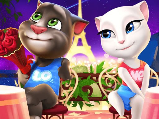Talking Tom and Angela Coloring Mission