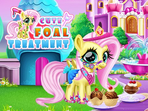 Cute Foal Treatment Land