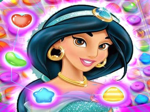 Jasmine Aladdin Match 3 Puzzle Battle World