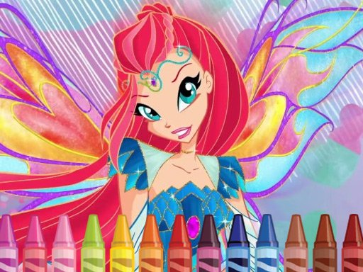  Winx Coloring Quest Battle