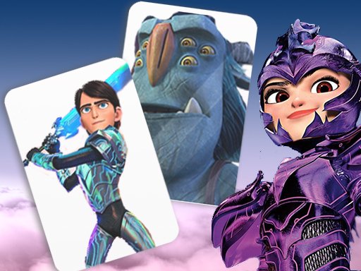 Trollhunters Rise of The Titans Card Match Jump