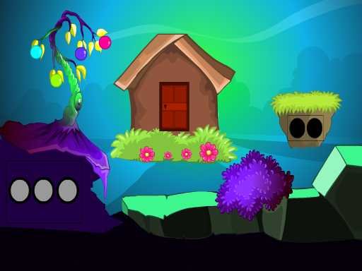  Violaceous House Escape Battle World
