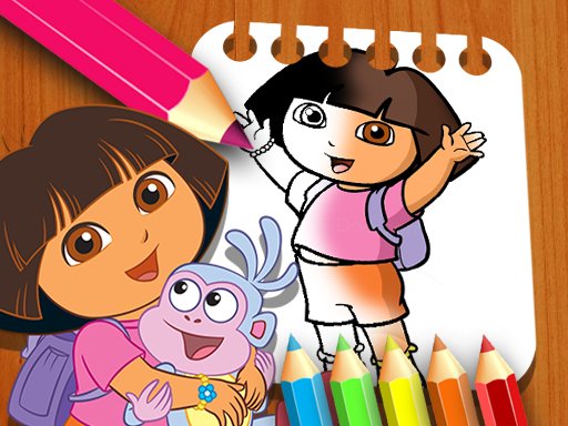 Dora the Explorer the Coloring Book Legends Run