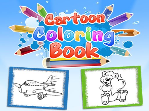 Cartoon Coloring Book Game Quest