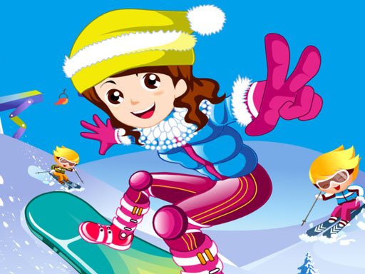  Snowboarder Girl Fun