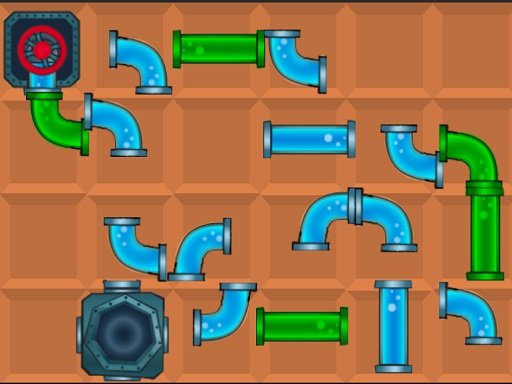 Connect the Pipes 2d Race