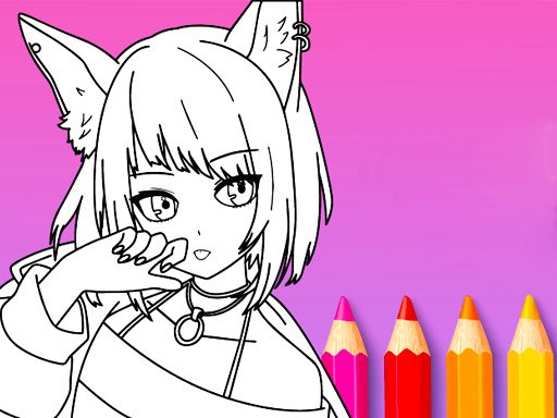 Anime Manga Coloring Book Saga