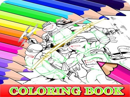 Coloring Book for Ninja Turtle Saga Legends