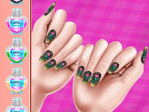 Royal Theme Nail Art DIY Race