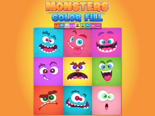  Monsters Color Fill Adventure