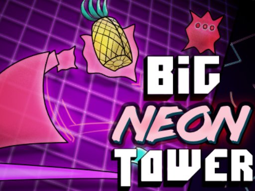  Big NEON Tower VS Tiny Square Adventure Odyssey
