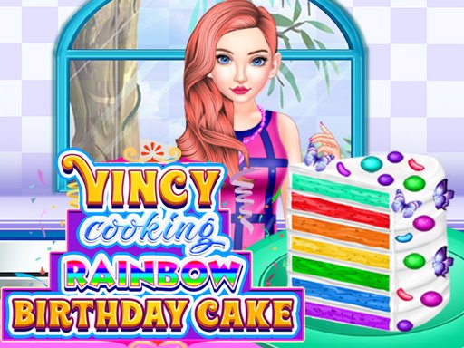 VINCY COOKING RAINBOW BIRTHDAY CAKE Battle
