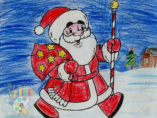  Santa Claus Coloring Dash Legends
