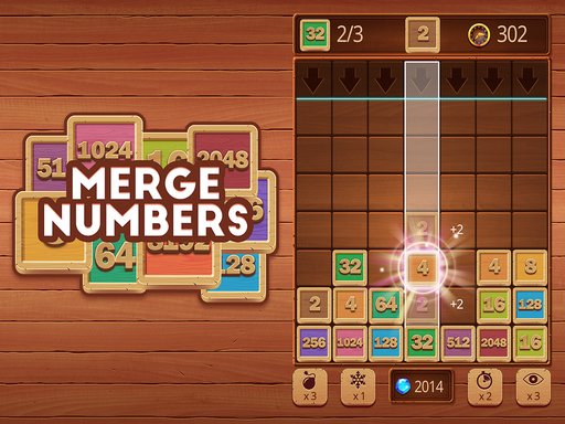 Merge Numbers  Wooden edition Odyssey