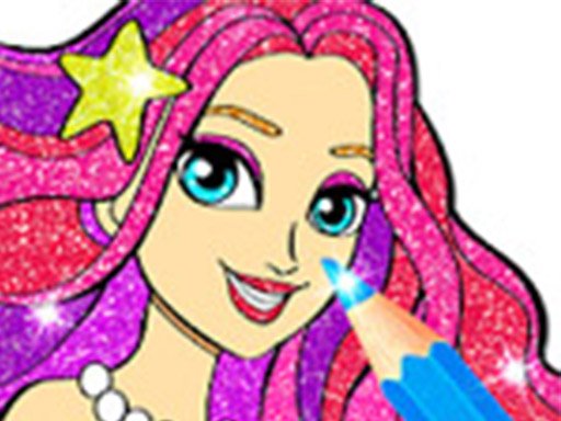 Princess Mermaid Coloring Game Challenge