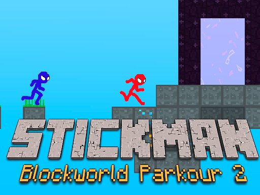  Stickman Blockworld Parkour 2 Escape Mode