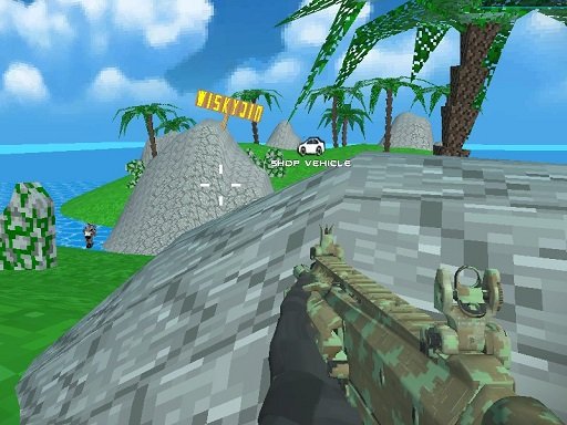  Blocky Combat SWAT Desert Storm Zombie Island Quest