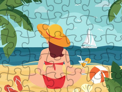 Summer Beach Jigsaw Challenge
