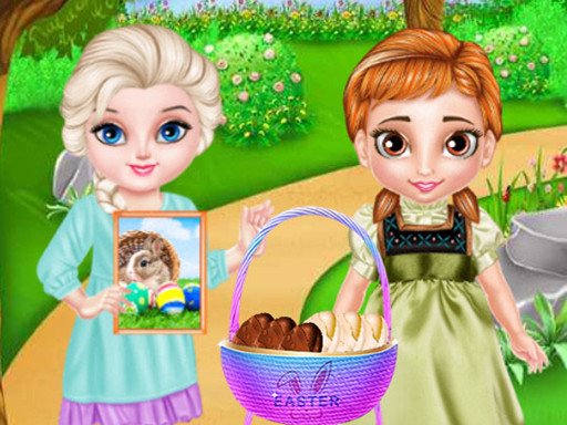 Frozen Baby Happy Easter Jump Escape