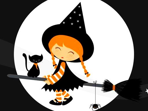 Cute Halloween Witches Jigsaw Run Legends