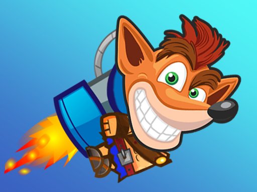 Flying Crash Bandicoot Jump