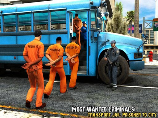 Police Bus Parking Game 3D Race