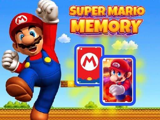 Super Mario Card Matching Puzzle Adventure Arena
