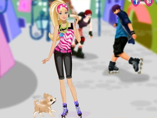  Barbie on roller skates Mode Dash