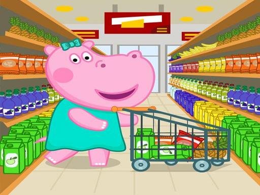 Supermarket Shopping Games for Kids Run