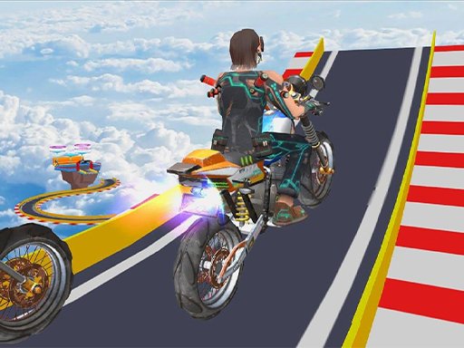 Mega Ramp Stunt Moto Arena Island