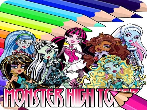 Coloring Book for Monster High Run