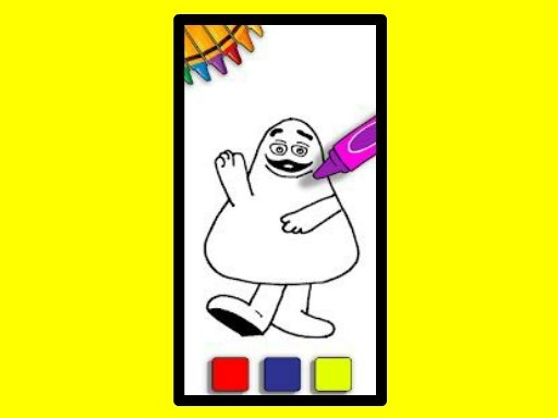  Grimace Coloring Book Legends Mode
