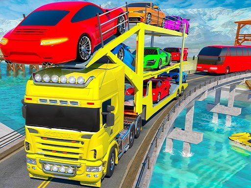  Crazy Mega Car Transport Truck Game Arena Legends