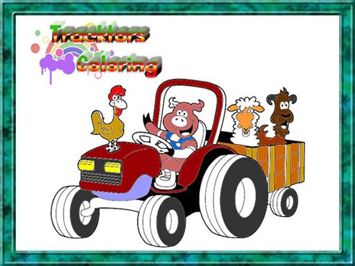 Tractor Coloring Pages Battle