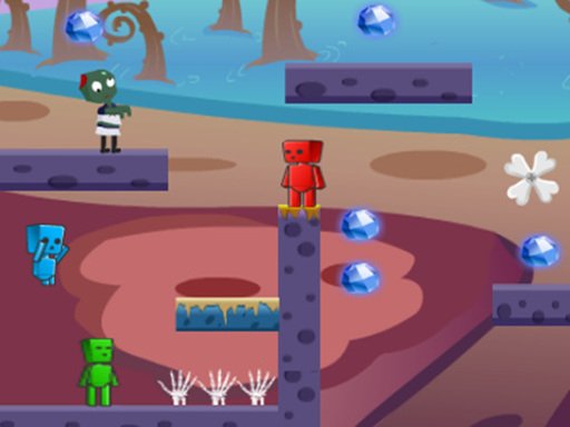Fireboy Watergirl In Zombies World Adventure