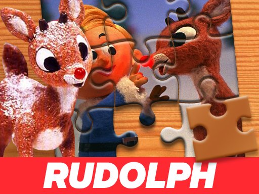 Rudolph Jigsaw Puzzle Dash
