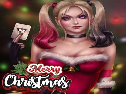 Harley Quinn Christmas Sweater Dress Up Mission