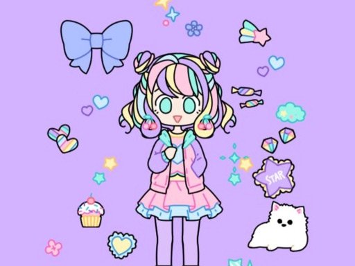 Pastel Girl Dress Up Jump Odyssey