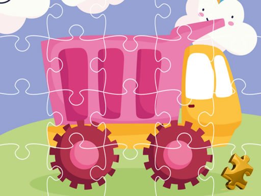  Cute Kids Trucks Jigsaw Race Island