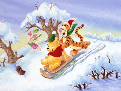 Christmas Winnie Pooh Jigsaw Adventure