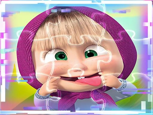 Masha and the Bear Match3 Puzzle Slides Fun