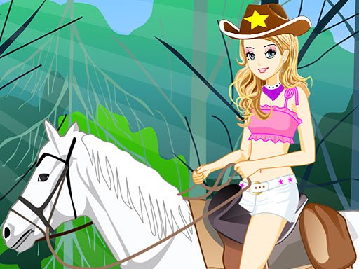 Horse Rider Girl Jump Island