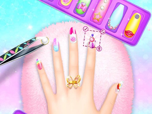 Nail Salon Girl Games Land