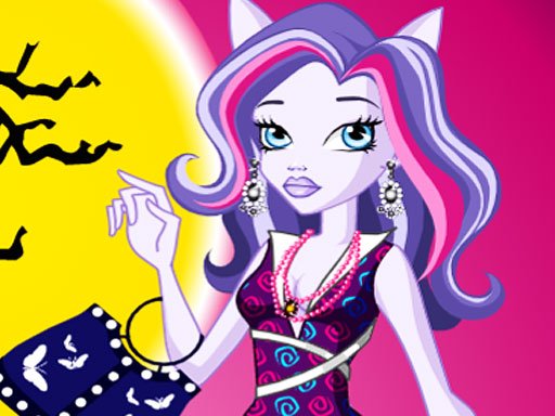 Monster High Catrine Dressup Challenge Race