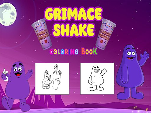  Grimace Shake Coloring World Escape