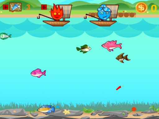 Fireboy And Watergirl Go Fishing Jump